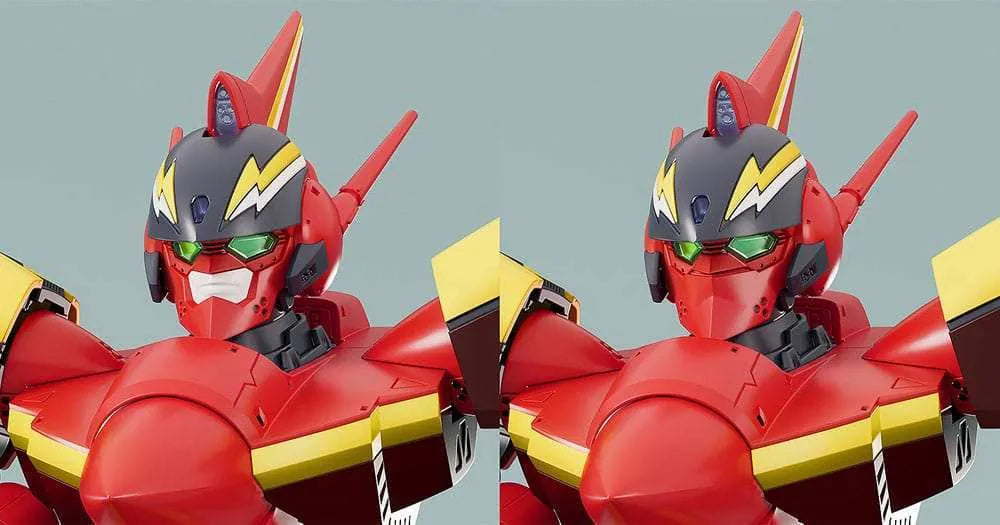 The Super Dimension Fortress Macross PLAMAX Plastic Model Kit 1/72 VF-19 Custom Fire Valkyrie (Basara Nekki Unit) 22 cm - Smalltinytoystore