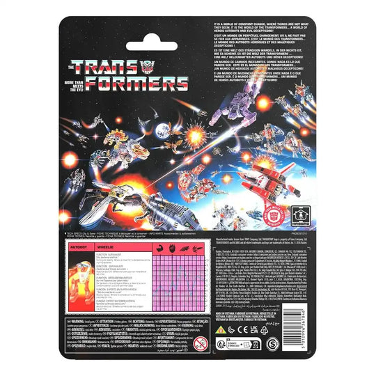 The Transformers Retro G1 Actionfigur Autobot Wheelie 11 cm