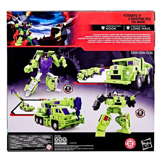 The Transformers: The Movie Actionfiguren 2er-Pack Constructicon Hook & Constructicon Long Haul 16 cm - Smalltinytoystore