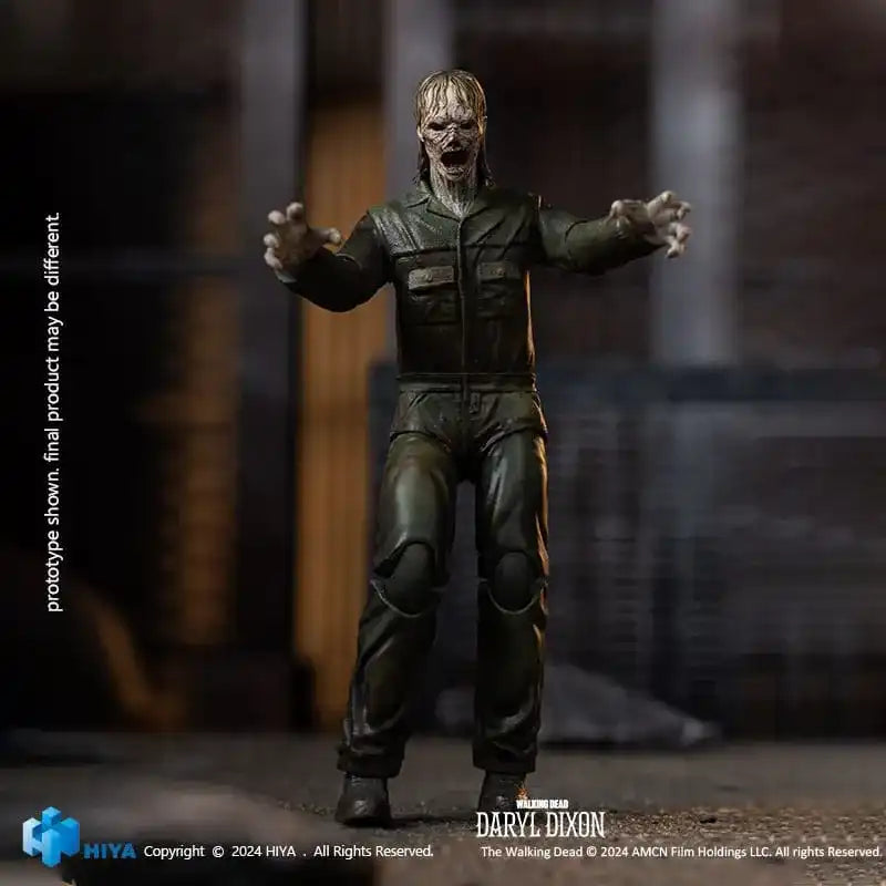 The Walking Dead Exquisite Mini Actionfigur 1/18 Daryl Dixon Dark Eyes Walker 11 cm - Smalltinytoystore