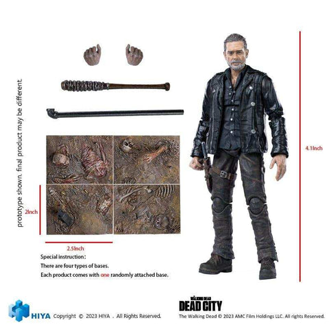 The Walking Dead Exquisite Mini Actionfigur 1/18 Dead City Negan 11 cm - Smalltinytoystore