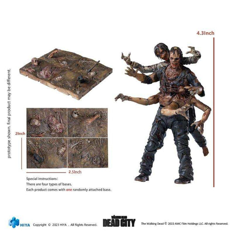 The Walking Dead Exquisite Mini Actionfigur 1/18 Dead City Walker King 11 cm - Smalltinytoystore