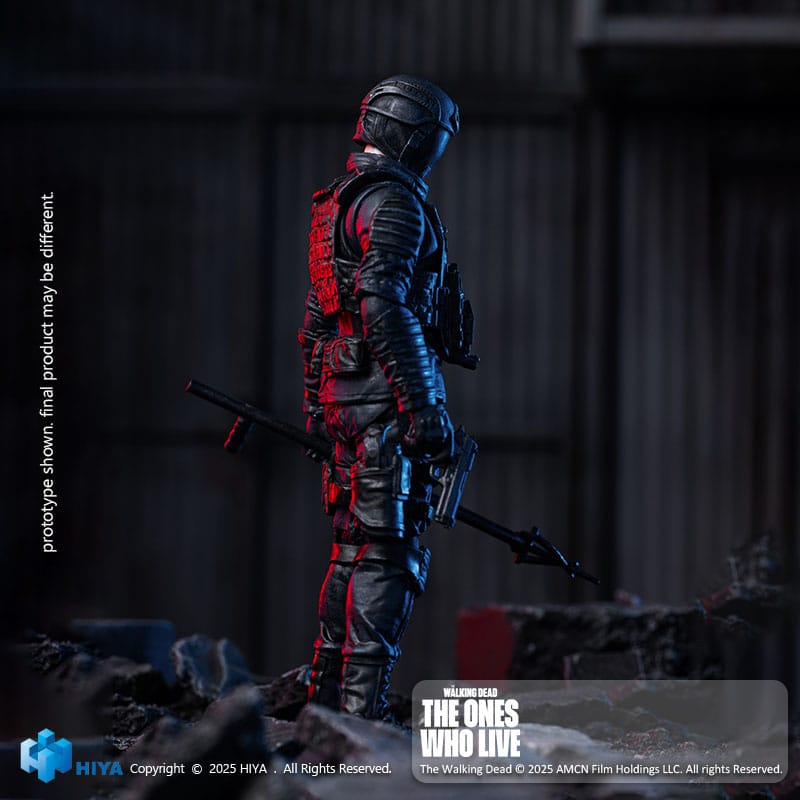 The Walking Dead: The Ones Who Lived Exquisite Mini Actionfigur 1/18 CRM Soldier 10 cm - Smalltinytoystore