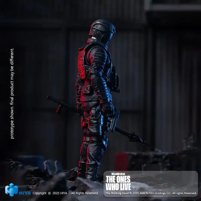 The Walking Dead: The Ones Who Lived Exquisite Mini Actionfigur 1/18 CRM Soldier 10 cm - Smalltinytoystore