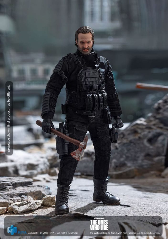 The Walking Dead: The Ones Who Lived Exquisite Super Series Actionfigur 1/12 Rick 16 cm - Smalltinytoystore