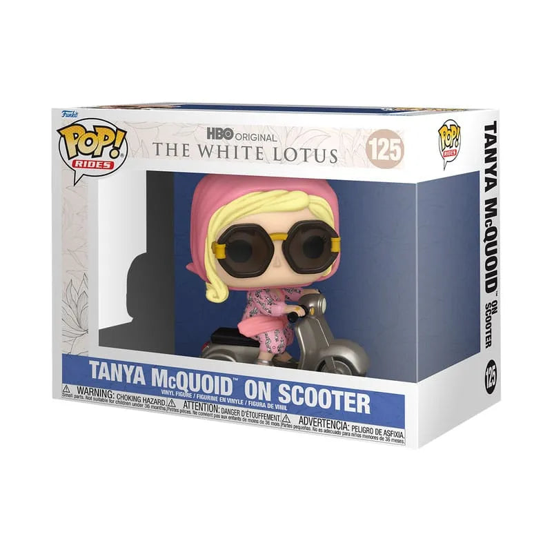 The White Lotus POP! Rides Vinyl Figur Tanya on Scooter 15 cm - Smalltinytoystore