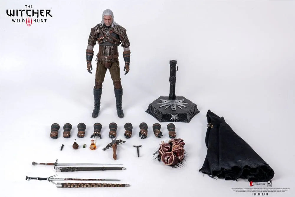 The Witcher 3: Wild Hunt Actionfigur 1/6 Geralt of Rivia 30 cm - Smalltinytoystore