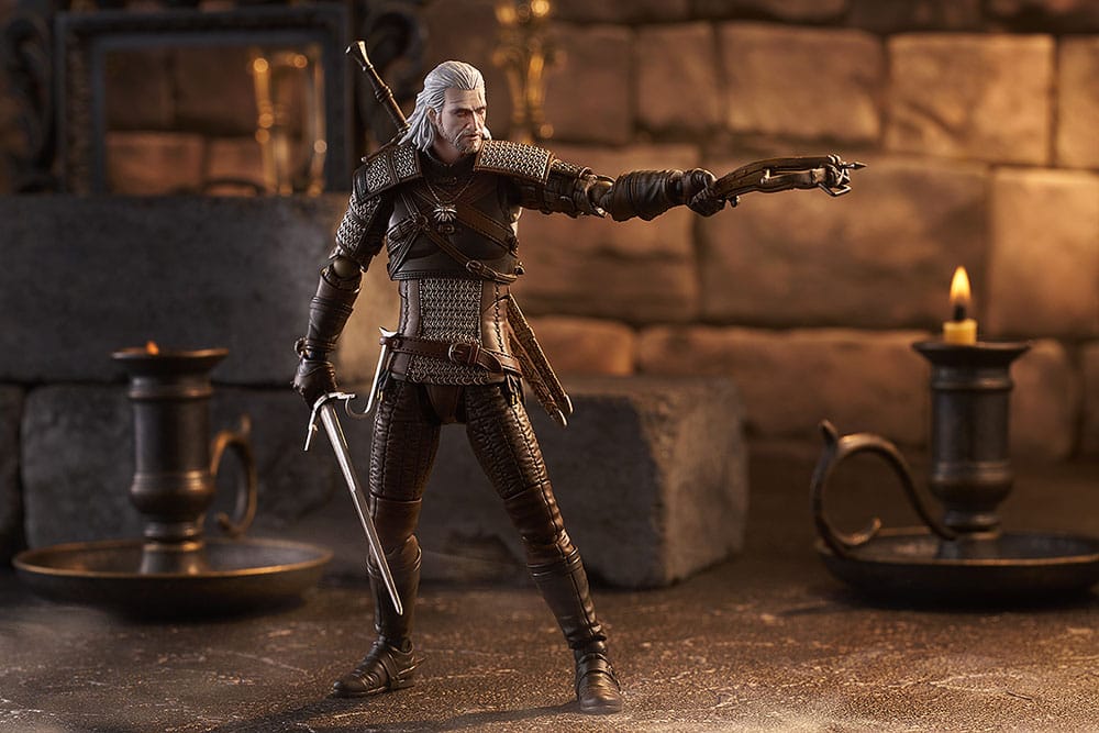 The Witcher 3: Wild Hunt Figma Actionfigur Geralt 16 cm - Smalltinytoystore