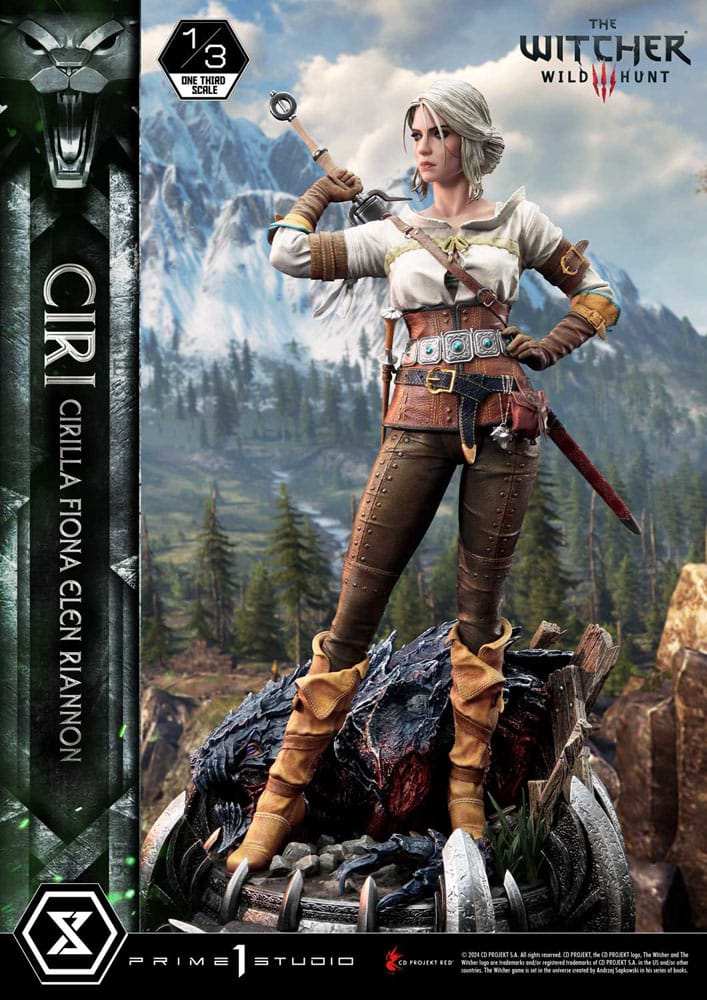 The Witcher 3: Wild Hunt Museum Masterline Statue 1/3 Wild Hunt Ciri Fiona Elen Riannon 81 cm - Smalltinytoystore