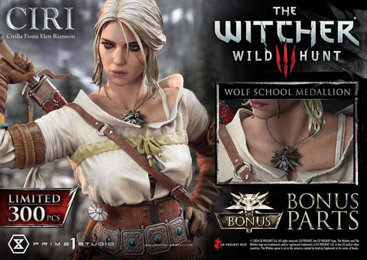 The Witcher 3: Wild Hunt Museum Masterline Statue 1/3 Wild Hunt Ciri Fiona Elen Riannon Bonus Version 81 cm - Smalltinytoystore