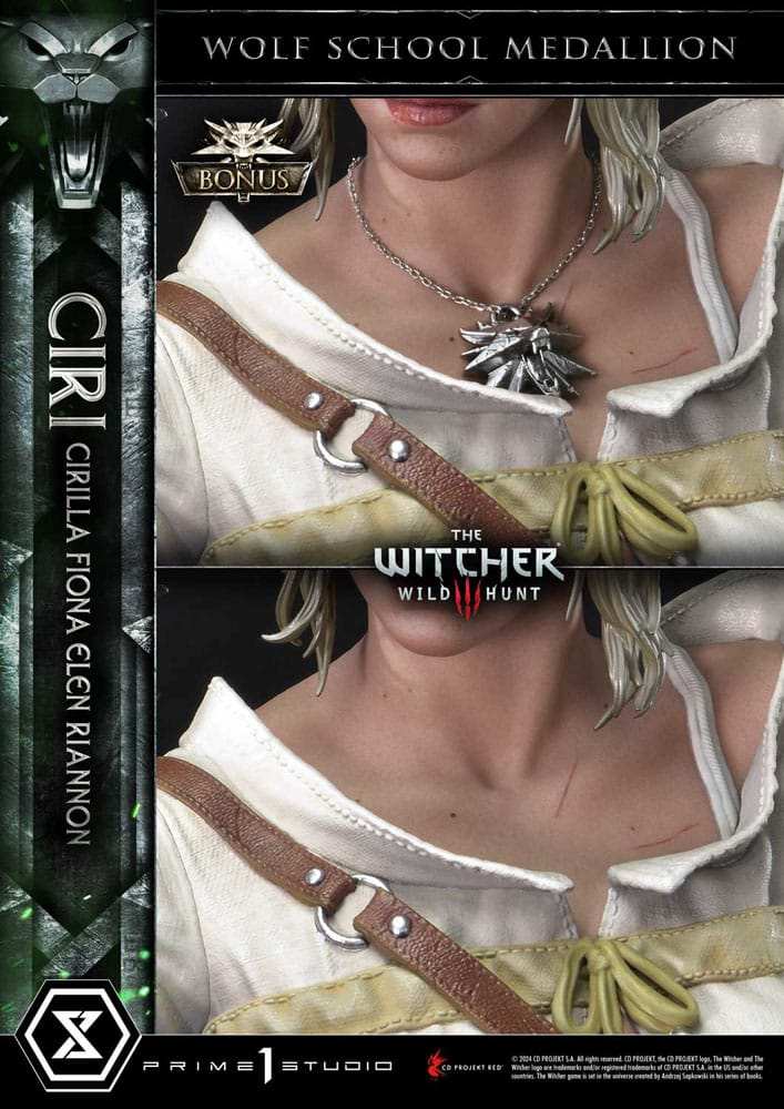The Witcher 3: Wild Hunt Museum Masterline Statue 1/3 Wild Hunt Ciri Fiona Elen Riannon Bonus Version 81 cm - Smalltinytoystore
