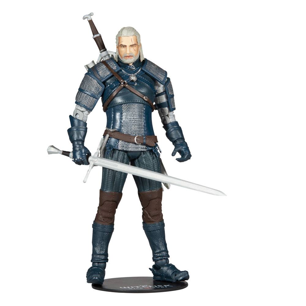 The Witcher Actionfigur Geralt of Rivia (Viper Armor: Teal Dye) 18 cm - Smalltinytoystore