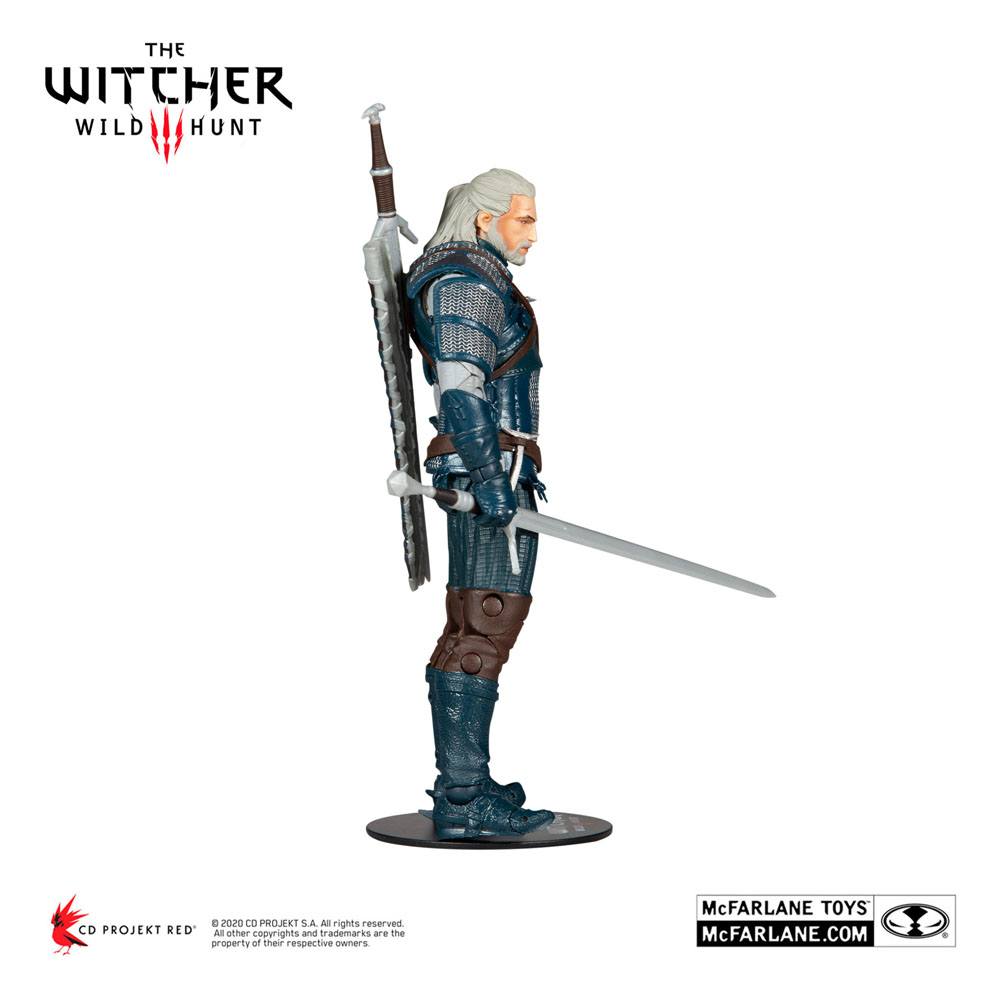 The Witcher Actionfigur Geralt of Rivia (Viper Armor: Teal Dye) 18 cm - Smalltinytoystore