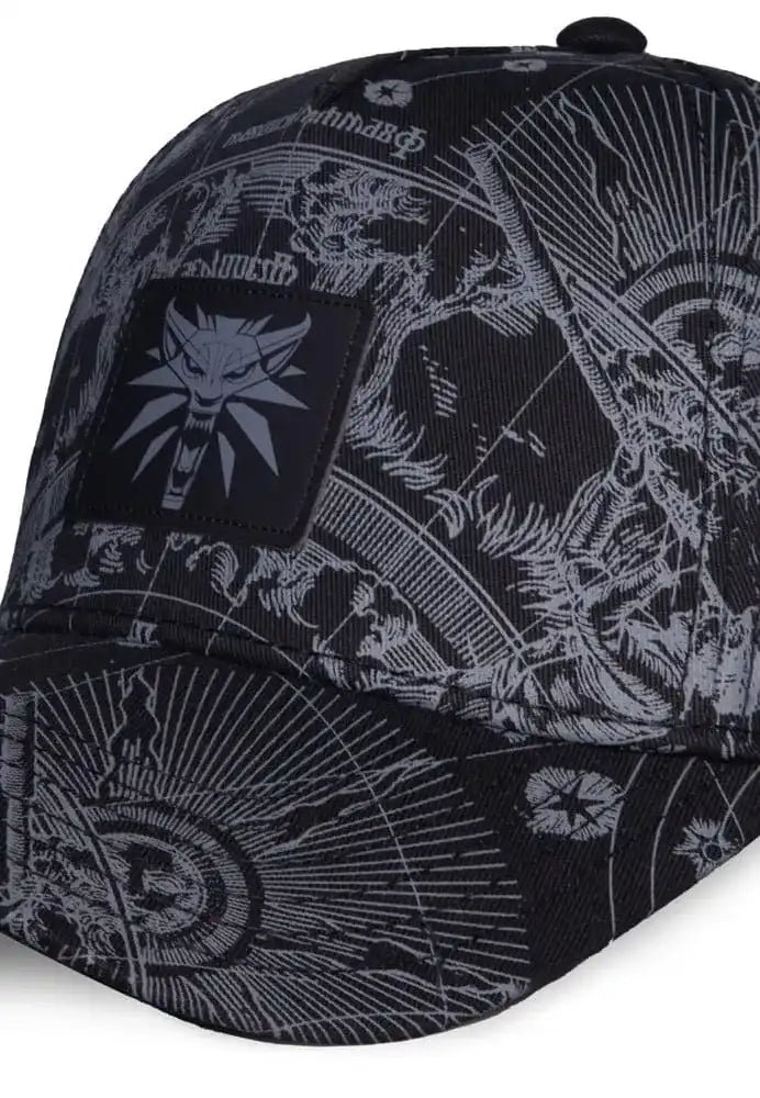 The Witcher Baseball Logo Black