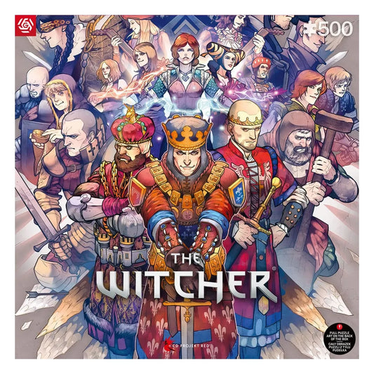The Witcher Gaming Puzzle Northern Realms (500 Teile) - Smalltinytoystore