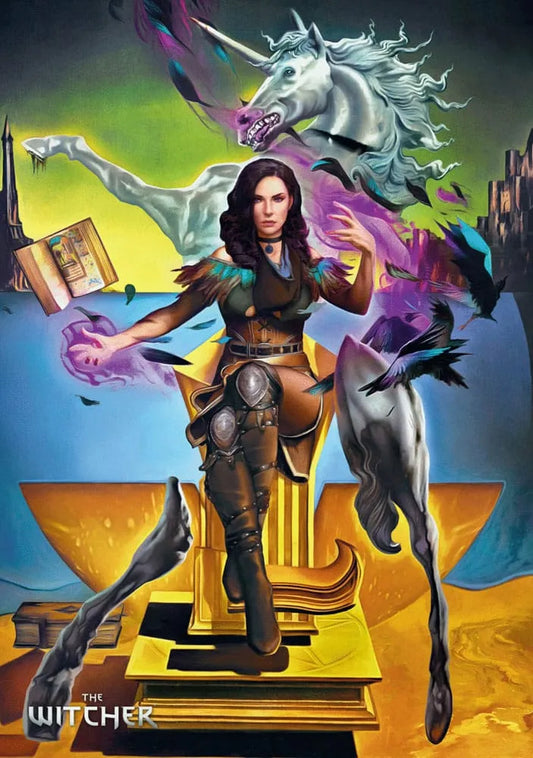 The Witcher III: Wild Hunt Game Art Chronicles Puzzle Yennefer inspired by Salvador Dali (1000 Teile) - Smalltinytoystore