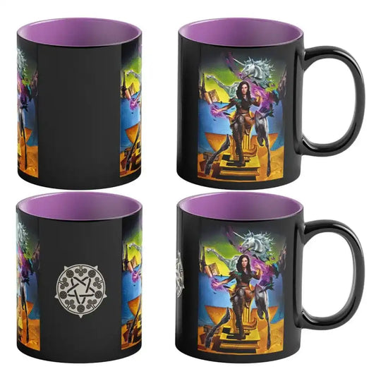 The Witcher III: Wild Hunt Game Art Chronicles Tasse mit Thermoeffekt Yennefer inspired by Salvador Dali 450 ml - Smalltinytoystore