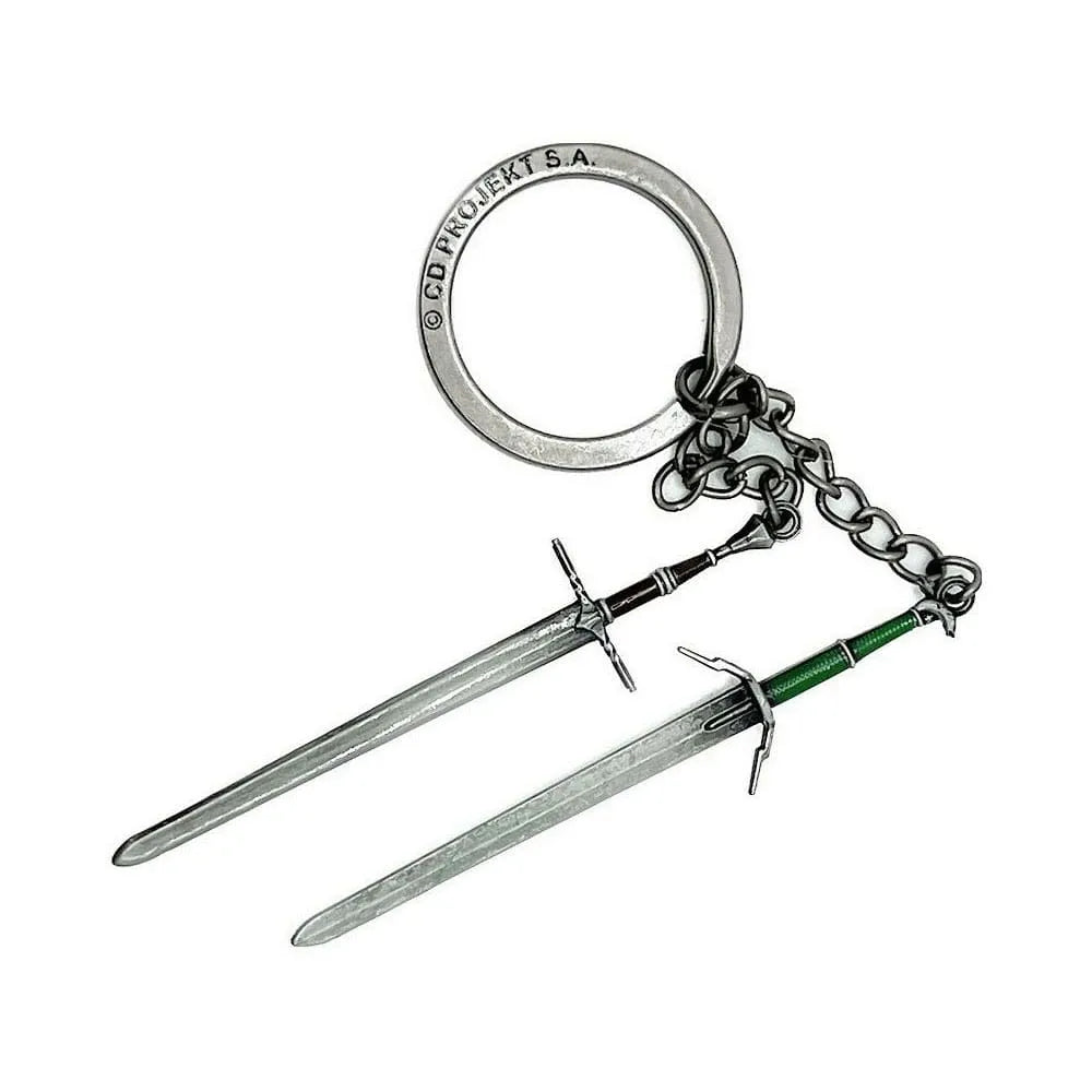 The Witcher III: Wild Hunt Schlüsselanhänger Geralt Two Swords - Smalltinytoystore