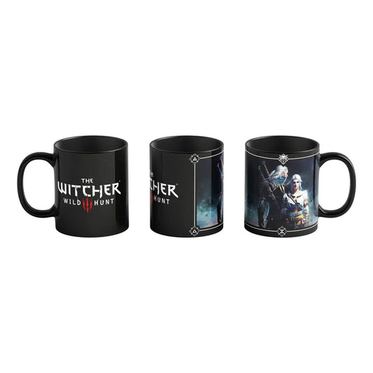 The Witcher III: Wild Hunt Tasse mit Thermoeffekt Geralt & Ciri 480 ml - Smalltinytoystore