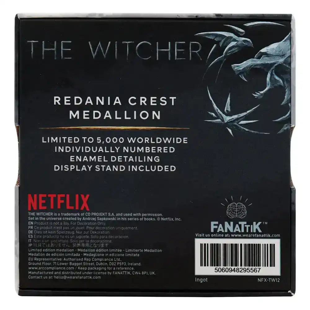 The Witcher Medaille Redania Crest Limited Edition