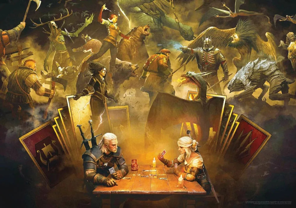 The Witcher Puzzle Playing Gwent (1000 Teile) - Smalltinytoystore