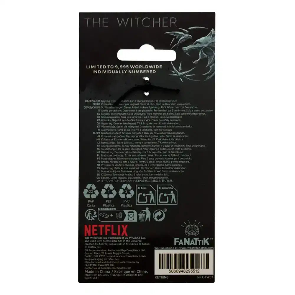 The Witcher Schlüsselanhänger Witcher & Roach Limited Edition