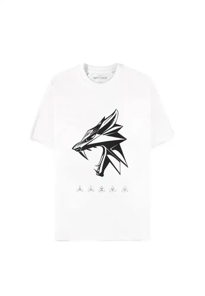 The Witcher Wild Hunt T-Shirt Wolf Head Größe M - Smalltinytoystore
