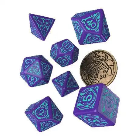 The Witcher Würfel Set Dandelion Half a Century of Poetry (7) - Smalltinytoystore