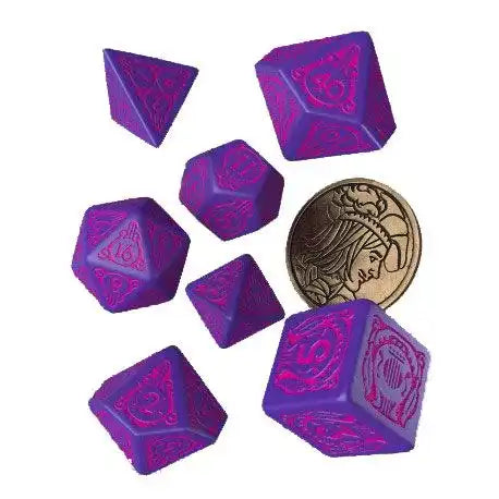 The Witcher Würfel Set Dandelion The Conqueror of Hearts (7) - Smalltinytoystore