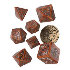 The Witcher Würfel Set Geralt The Monster Slayer (7) - Smalltinytoystore