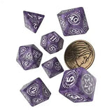The Witcher Würfel Set Yennefer Lilac and Gooseberries (7) - Smalltinytoystore