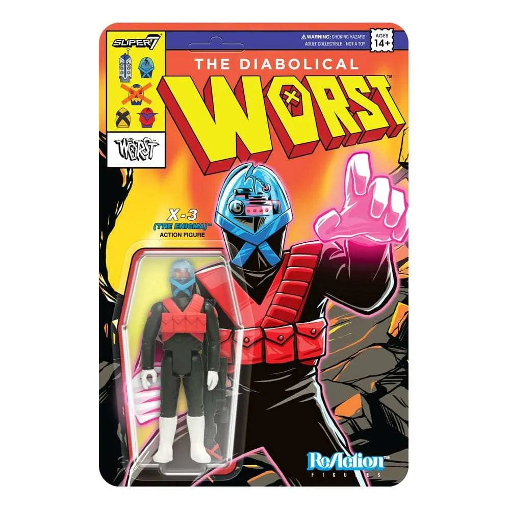 The Worst ReAction Actionfigur Wave 05 Mutant Team X3 The Enigma 10 cm - Smalltinytoystore