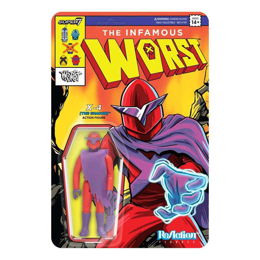 The Worst ReAction Actionfigur Wave 05 Mutant Team X4 The Shadow 10 cm - Smalltinytoystore