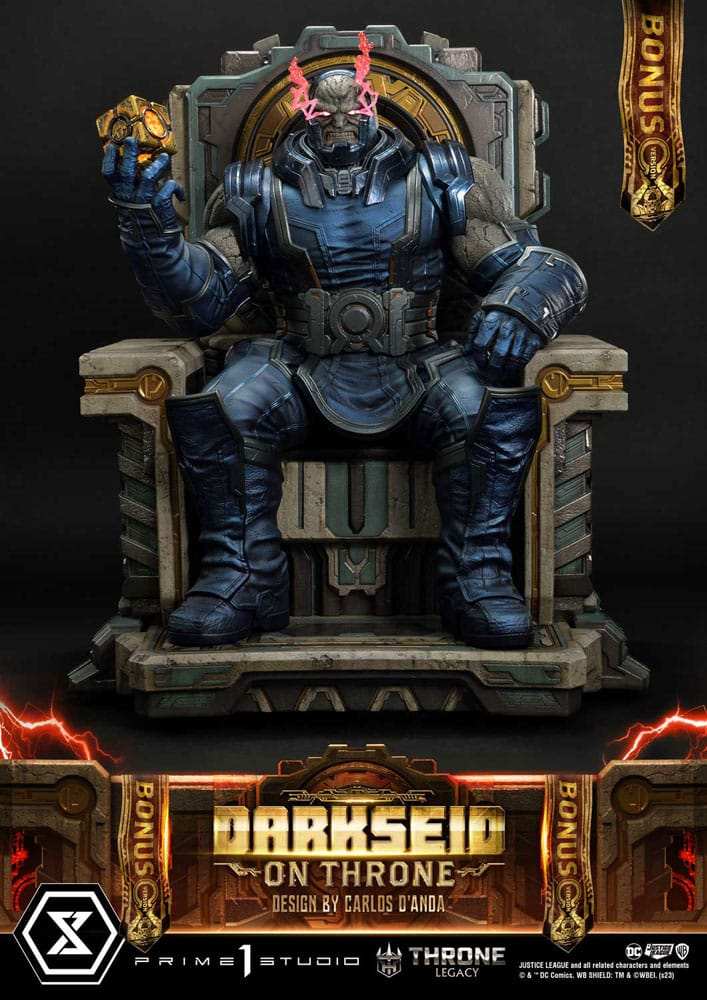 Throne Legacy Series Statue 1/4 Justice League (Comics) Darkseid on Throne Design by Carlos D'Anda Deluxe Bonus Version 65 cm - Smalltinytoystore