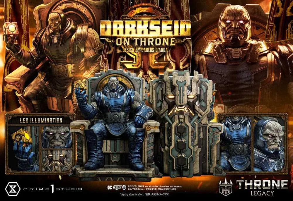 Throne Legacy Series Statue 1/4 Justice League (Comics) Darkseid on Throne Design by Carlos D'Anda Deluxe Version 65 cm - Smalltinytoystore