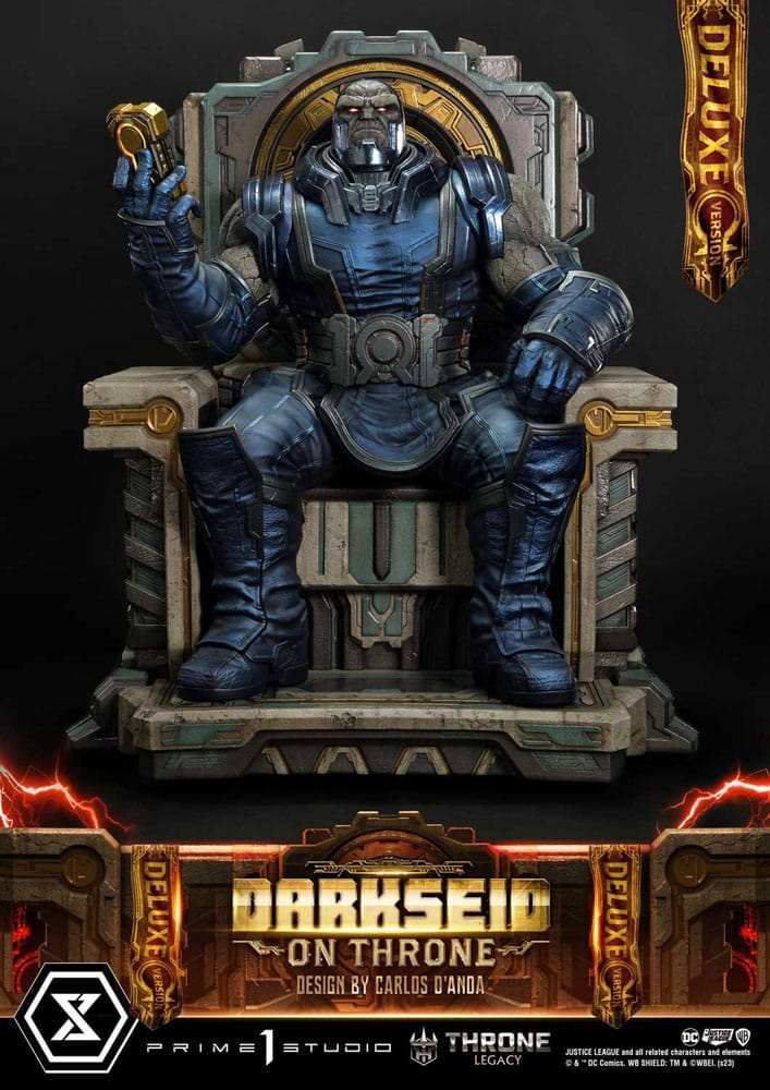 Throne Legacy Series Statue 1/4 Justice League (Comics) Darkseid on Throne Design by Carlos D'Anda Deluxe Version 65 cm - Smalltinytoystore