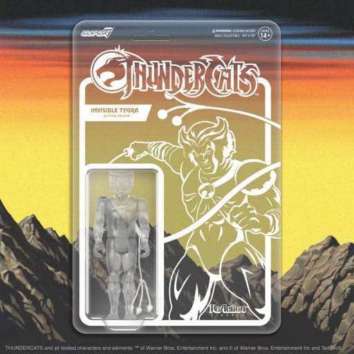 Thundercats ReAction Actionfigur Tygra (Clear) 10 cm - Smalltinytoystore