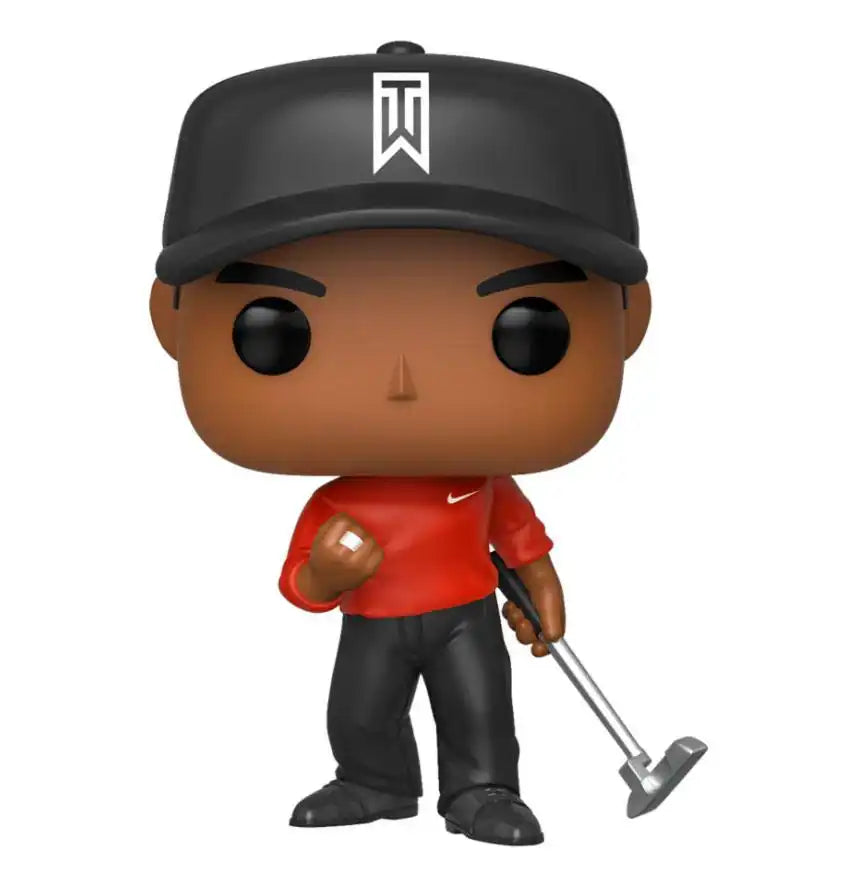 Tiger Woods POP! Golf Vinyl Figur Tiger Woods (Red Shirt) 9 cm - Smalltinytoystore