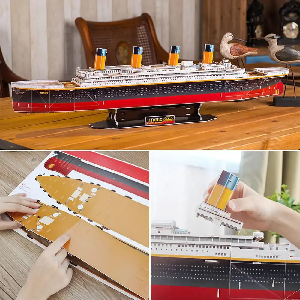 Titanic 3D Puzzle R.M.S. Titanic 80 cm - Smalltinytoystore