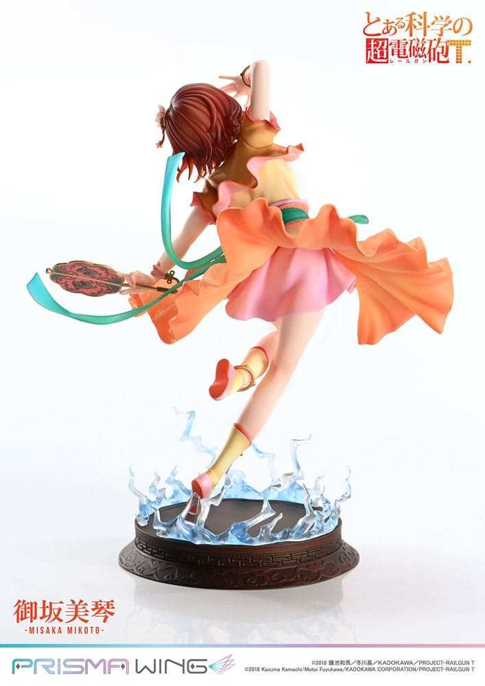 To Aru Kagaku no Railgun Prisma Wing PVC Statue 1/7 Misaka Mikoto 22 cm - Smalltinytoystore