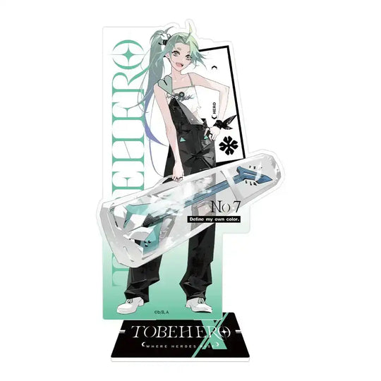To Be Hero X Acryl-Aufsteller Hero Show Series Lucky Cyan 17 cm - Smalltinytoystore