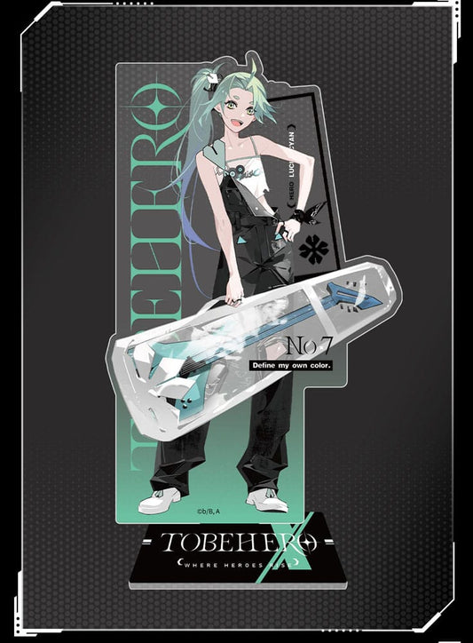 To Be Hero X Acryl-Aufsteller Hero Show Series Lucky Cyan 17 cm - Smalltinytoystore