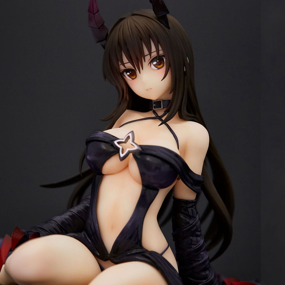 To Love-Ru Darkness PVC Statue 1/6 Yui Kotegawa Darkness Ver. Renewal Package Edition 16 cm - Smalltinytoystore