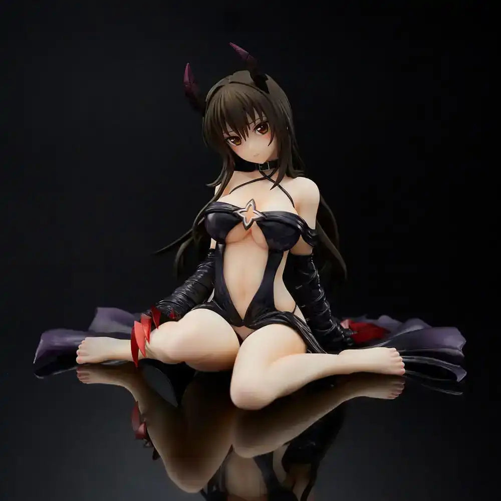 To Love-Ru Darkness PVC Statue 1/6 Yui Kotegawa Darkness Ver. Renewal Package Edition 16 cm - Smalltinytoystore