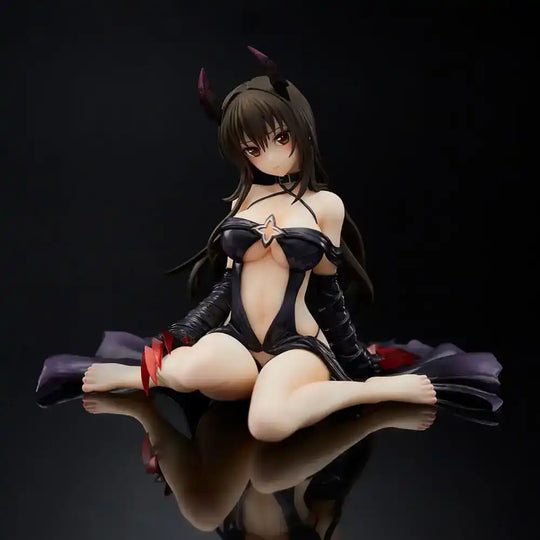 To Love-Ru Darkness PVC Statue 1/6 Yui Kotegawa Darkness Ver. Renewal Package Edition 16 cm - Smalltinytoystore