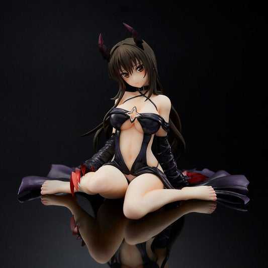 To Love-Ru Darkness PVC Statue 1/6 Yui Kotegawa Darkness Ver. Renewal Package Edition 16 cm - Smalltinytoystore