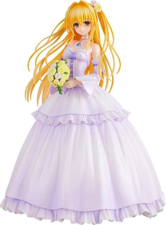To Love-Ru Darkness PVC Statue 1/7 Golden Darkness Wedding Dress Ver. 23 cm - Smalltinytoystore