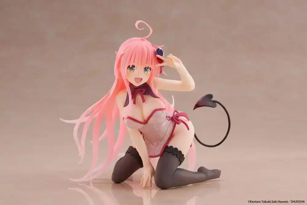To Love-Ru Darkness PVC Statue Desktop Cute Figure Lala Chinese Dress Ver. 13 cm - Smalltinytoystore