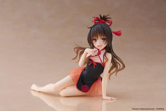 To Love-Ru Darkness PVC Statue Desktop Cute Figure Mikan Yuki Chinese Dress Ver. 13 cm - Smalltinytoystore