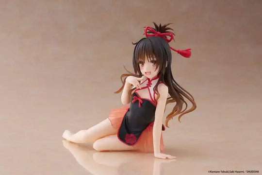 To Love-Ru Darkness PVC Statue Desktop Cute Figure Mikan Yuki Chinese Dress Ver. 13 cm - Smalltinytoystore